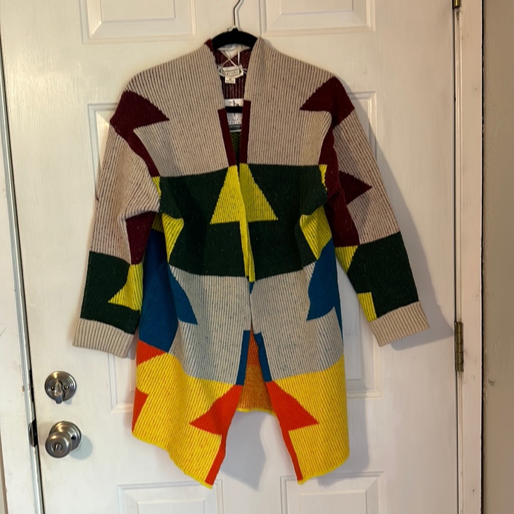Multicolored Cardigan Sweater